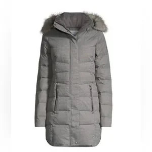 COLUMBIA WOMEN S MONTFERLAND MID JACKET CITY GREY TEXTURE Parka coat